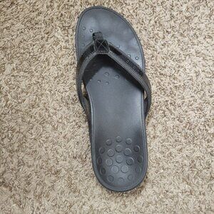 Vionic Womens Right Foot Flip Flop Sandal Black Orthotic Podiatrist Designed